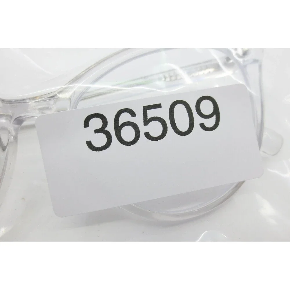 Crystal Clear Cat Eye Eyeglass Frames Silver Accent 52-19-145 Transparent 36509